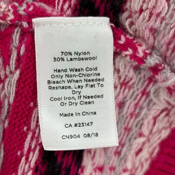 Talbots Lambswool Blend Fair Island Cardigan Sweater MP - Picture 6 of 6